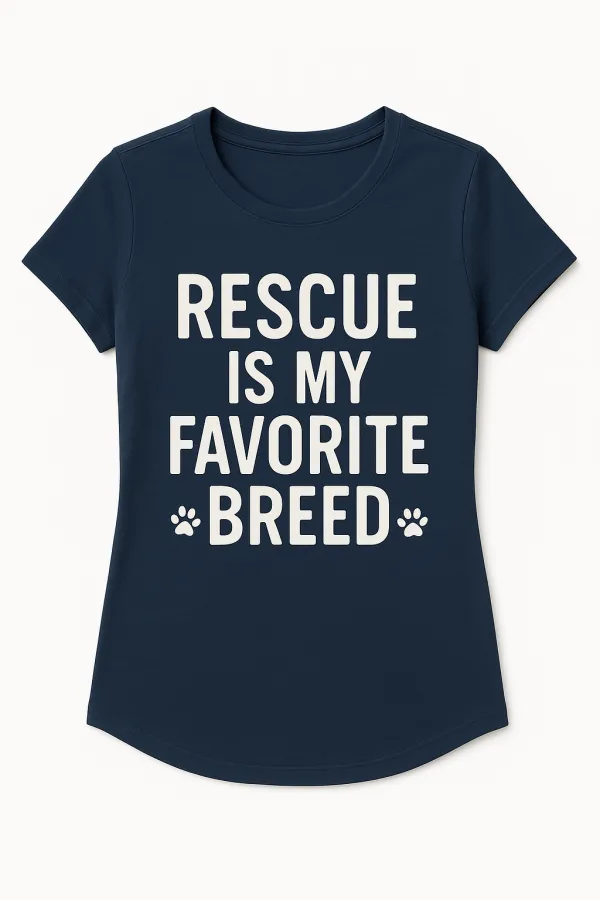 Rescue Is My Favorite Breed Tee