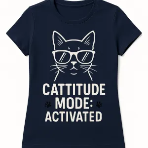 Cattitude Mode Tee