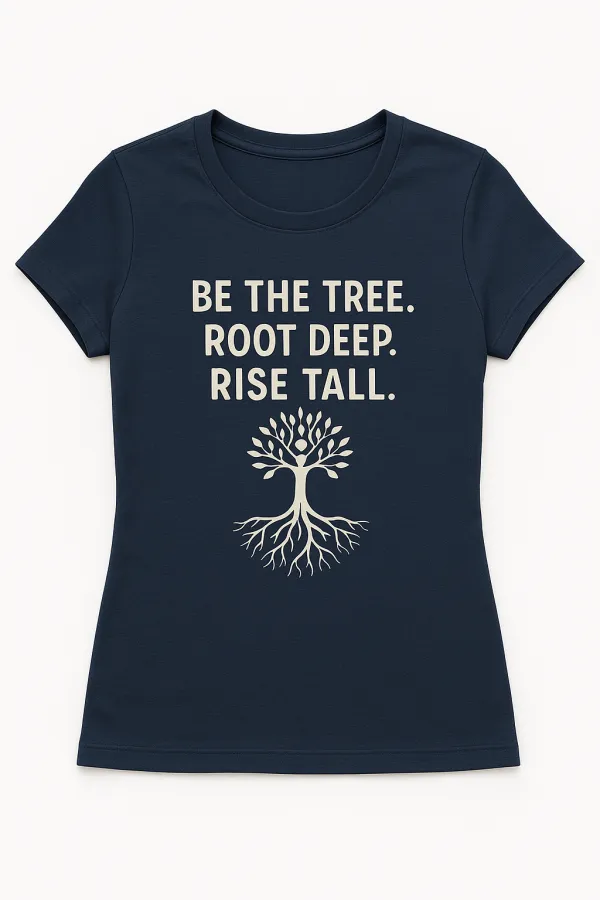 Rooted Energy Tee – Chakra Inspired Grounding Shirt