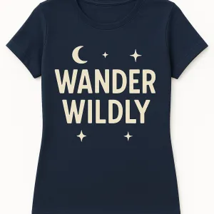 Wander Wildly Tee – Adventure Meets Mindfulness Shirt