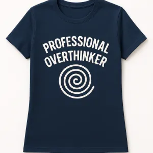Professional Overthinker – Certified Brain Spiral Tee