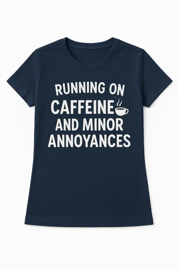 Running on Caffeine and Minor Annoyances T-Shirt